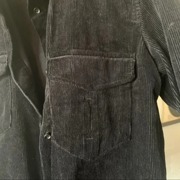 Zara Long Corduroy Overshirt Jacket - Picture 11 of 12